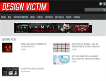 Tablet Screenshot of designvictim.org